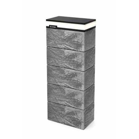 LED BLOCK MEGA RM19 756X195x70 LIGHT ADRESOWA, KOLORY: antracyt, czarna, brązowa, INOX